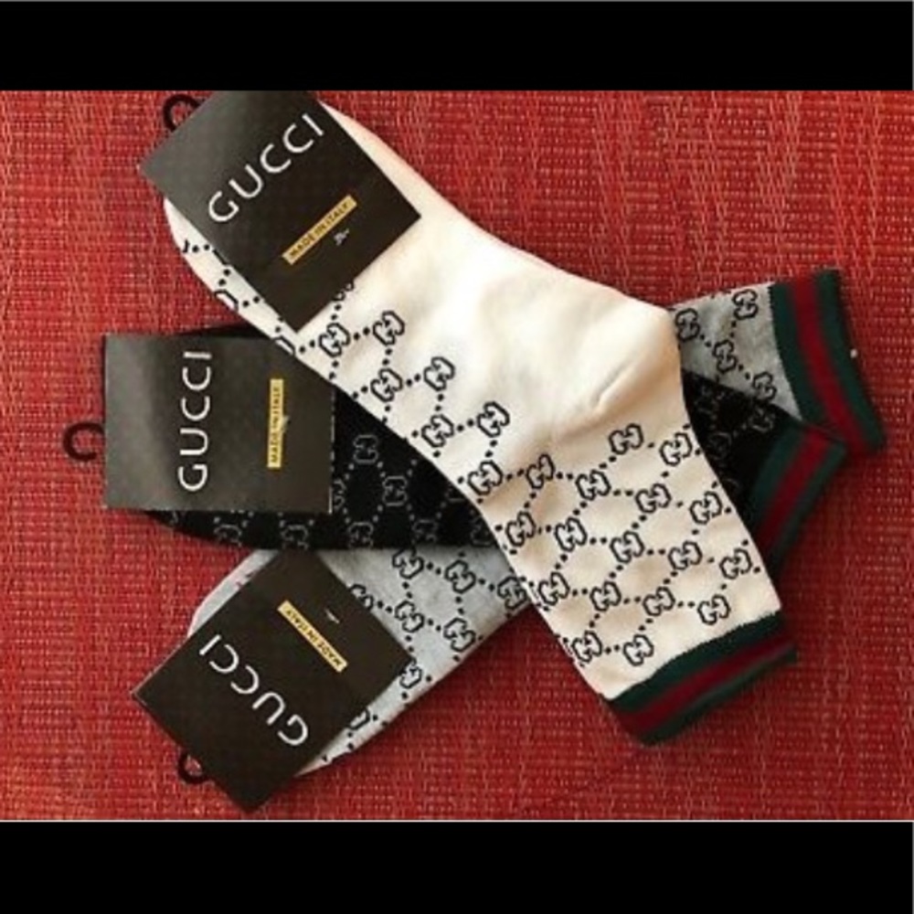 Three Pairs of Authentic Gucci Socks